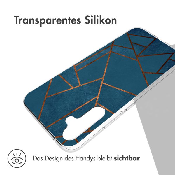 imoshion Design Hülle Samsung Galaxy A34 (5G) - Blue Graphic