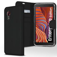 Accezz Wallet TPU Klapphülle Samsung Galaxy Xcover 5 - Schwarz