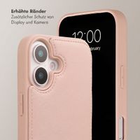 Selencia Nova HandyHülle mit Kordel und Kartenhalter Apple iPhone 17 - Dusty Rose