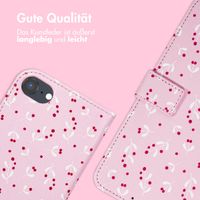 imoshion Design Klapphülle Apple iPhone SE (2022 / 2020) / 8 / 7 / 6(s) - Blush Berries