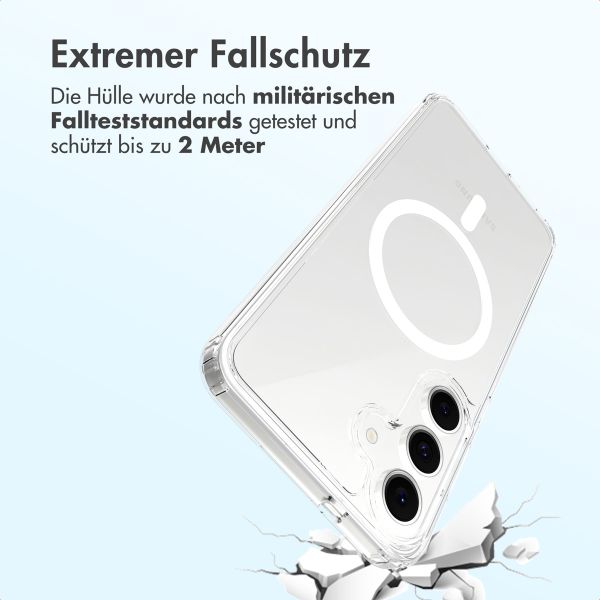 Accezz Xtreme Impact Backcover mit MagSafe Samsung Galaxy S25 FE - Transparent