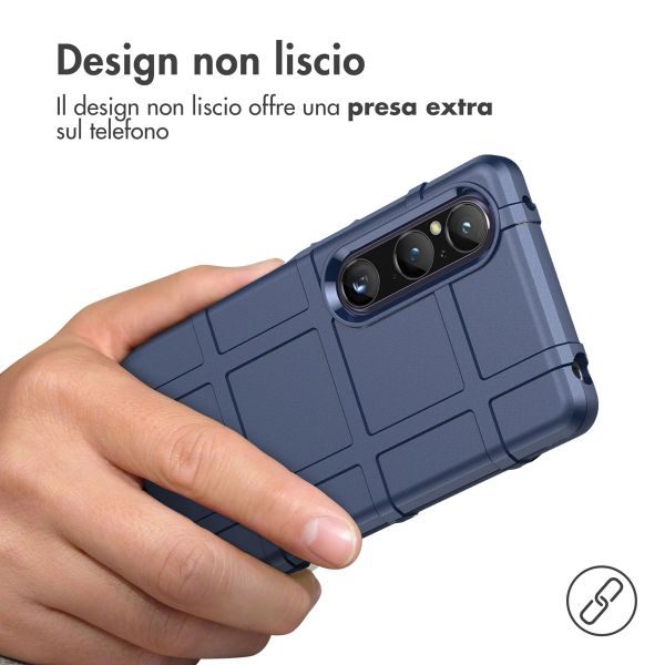 imoshion Rugged Shield Backcover Sony Xperia 1 V - Dunkelblau