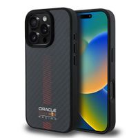 Red Bull Racing Powerbar Backcover MagSafe für das Apple iPhone 16 Pro - Schwarz