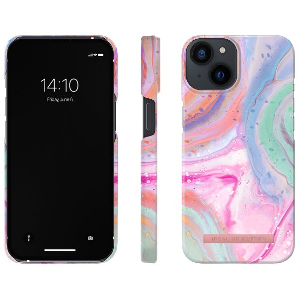 iDeal of Sweden Fashion Back Case Apple iPhone 14 - Pastel Marble