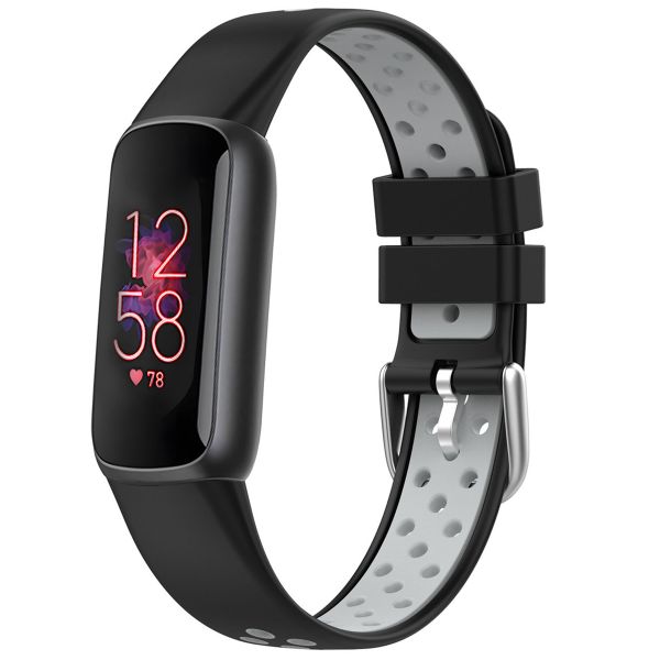 imoshion Silikonband Sport für das Fitbit Luxe - Schwarz/Grau