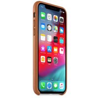 Apple Leder-Case Braun für das iPhone Xs