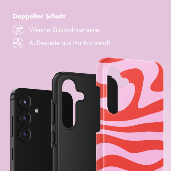 Selencia Vivid Back Cover Samsung Galaxy S25 FE - Dream Swirl Pink