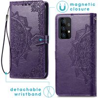 imoshion Mandala Klapphülle Samsung Galaxy A72 - Violett