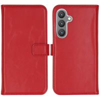 Selencia Echtleder Klapphülle Samsung Galaxy S24 Plus - Rot