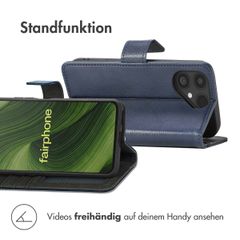 imoshion Luxuriöse Klapphülle Fairphone 6 - Dunkelblau