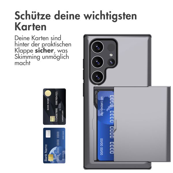imoshion Backcover mit Kartenfach Samsung Galaxy S24 Ultra - Grau