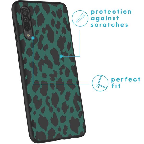 imoshion Design Hülle Galaxy A50 / A30s - Leopard - Grün / Schwarz