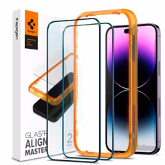 Spigen GLAStR Fit Displayschutzfolie 2er-Pack + Applicator Apple iPhone 14 Pro