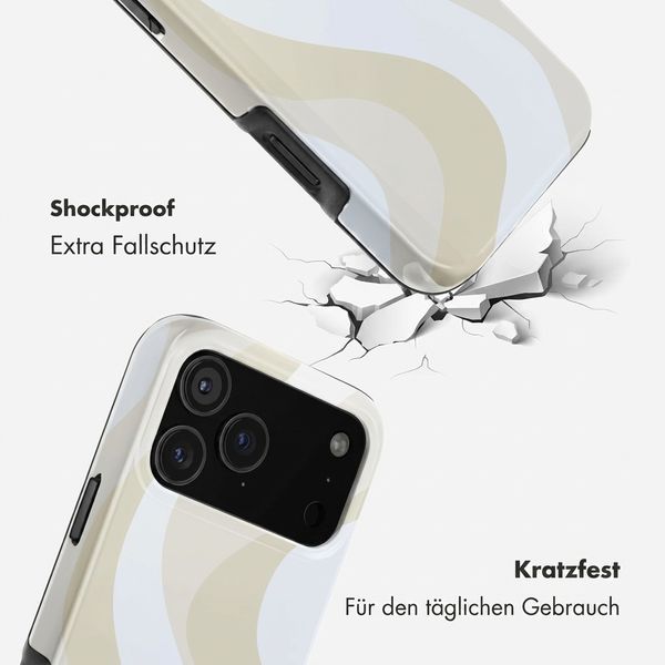 Selencia Vivid Back Cover Apple iPhone 18 Pro - Desert Waves Beige