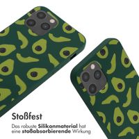 imoshion Silikonhülle design mit Band für das iPhone 12 (Pro) - Avocado Green