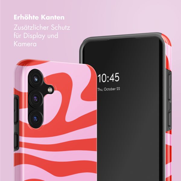 Selencia Vivid Back Cover Samsung Galaxy S25 FE - Dream Swirl Pink