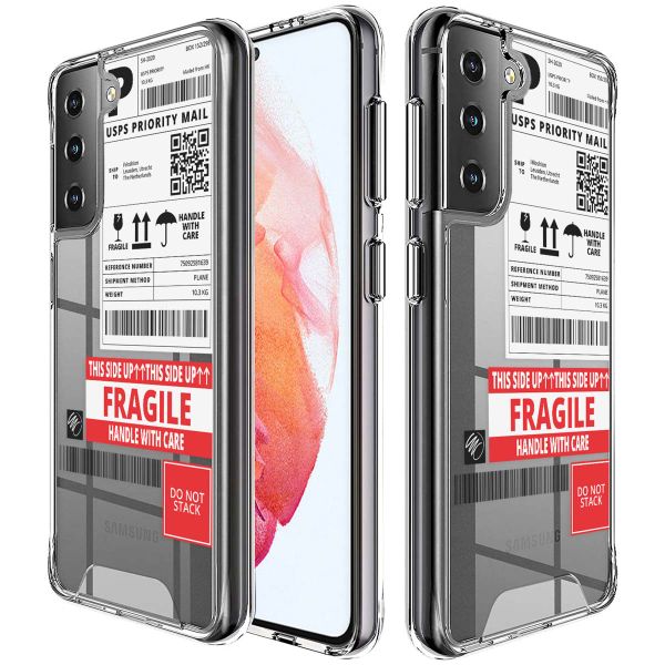 imoshion Design Hülle für das Samsung Galaxy S21 - Shipping label