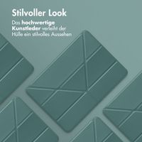 imoshion Origami Klapphülle Samsung Galaxy Tab S9 11.0 Zoll - Dunkelgrün