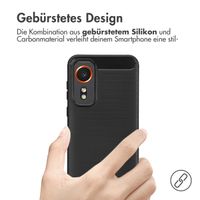 imoshion Brushed Back Cover für das Samsung Galaxy Xcover 7 - Schwarz