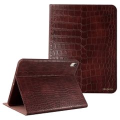 Selencia Croco Klaphülle Apple iPad 11 (2025) 11 Zoll A16 / iPad 10 (2022) 10.9 Zoll - Burgundy