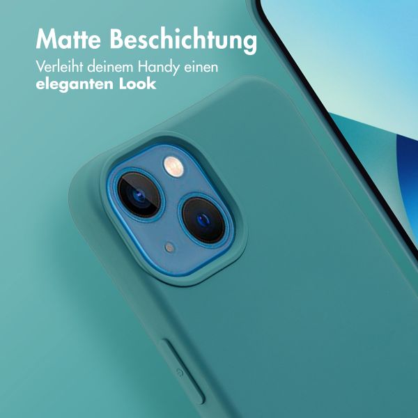 imoshion Color Backcover mit abnehmbarem Handykette und MagSafe Apple iPhone 13 - Dunkelgrün