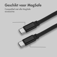 Accezz Autolader mit ausziehbaren Kabeln – USB-C / USB-C – 60W – Schwarz