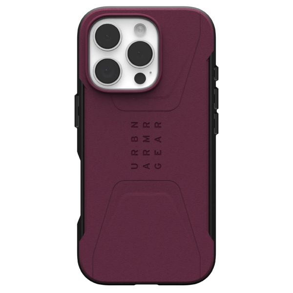 UAG Civilian Backcover MagSafe Apple iPhone 16 Pro - Bordeaux