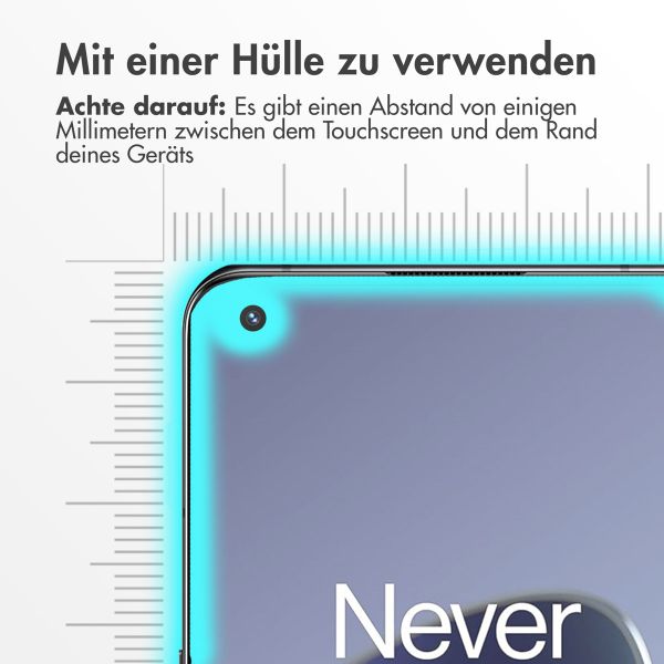 Accezz Displayschutz aus gehärtetem Glas für das OnePlus 10 Pro / OnePlus 11