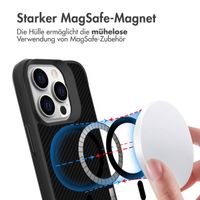 imoshion Rugged Hybrid Carbon Case mit MagSafe iPhone 14 Pro - Schwarz