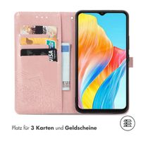 imoshion Mandala Klapphülle für das Oppo A18 / Oppo A38 - Rose Gold