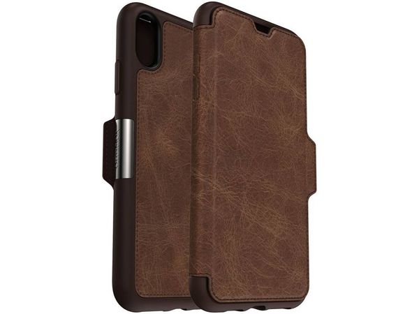 OtterBox Strada Klapphülle Braun für das iPhone Xs Max