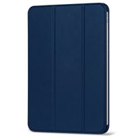 Decoded Textured Sillicon Slim Cover für das iPad Air 11 Zoll (2024) M2 / Air 5 (2022) / Air 4 (2020) - Navy Peony