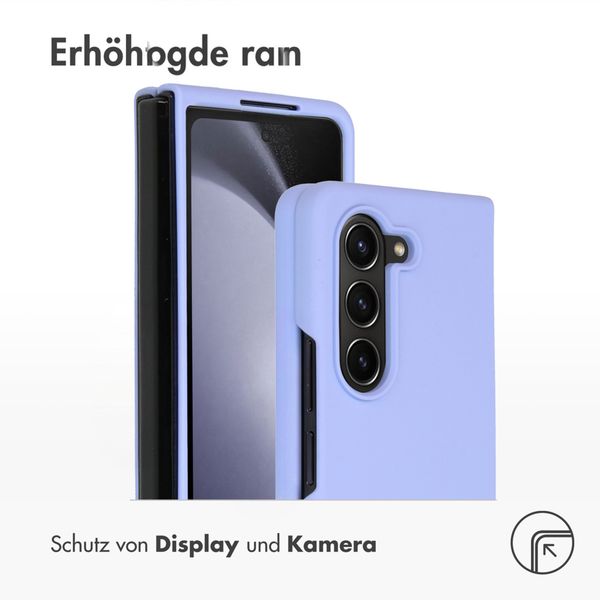 Accezz Liquid Silikoncase Samsung Galaxy Z Fold 5 - Violett