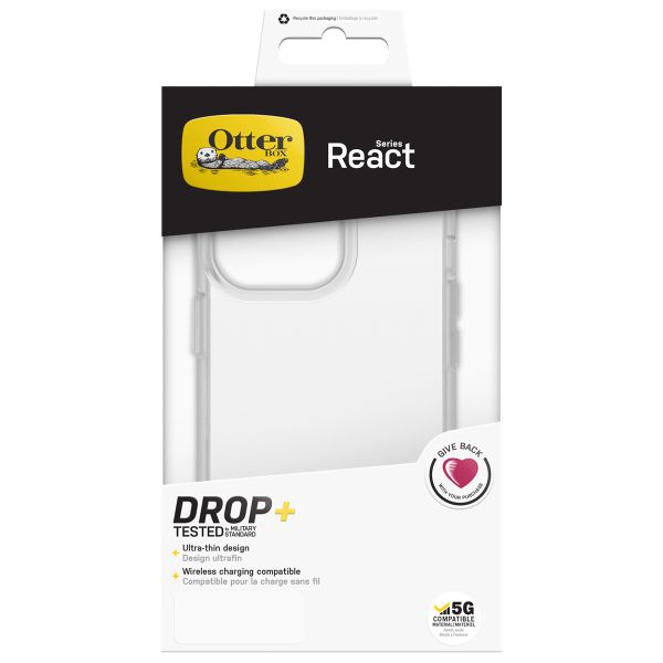 OtterBox React Backcover iPhone 13 Pro - Transparent