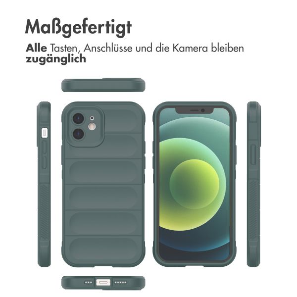 imoshion EasyGrip Backcover Apple iPhone 12 - Dunkelgrün