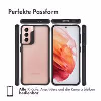 imoshion Rugged Hybrid Case Samsung Galaxy S21 - Schwarz