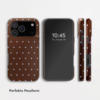 Selencia Vivid Rückabdeckung mit MagSafe Apple iPhone 17 Pro - Happy Dots Chocolate