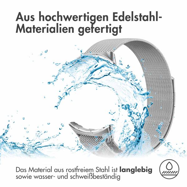 imoshion Mailändische Magnetarmband für das Google Pixel Watch / Watch 2 / Watch 3 (41 mm) - Silber