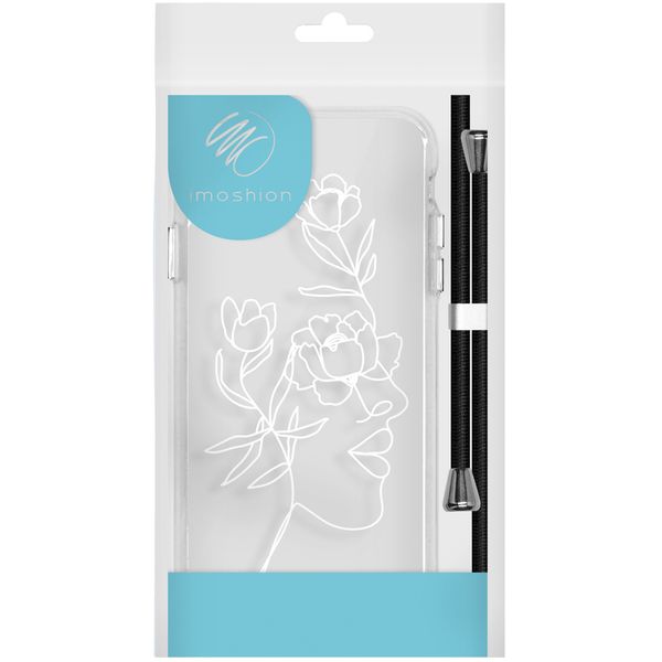 imoshion Design Hülle mit Band für das iPhone 12 (Pro) - Woman Flower