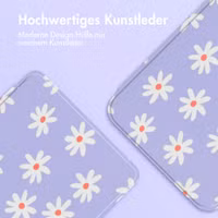 imoshion Design Slim Hard Case Sleepcover für das Kobo Clara Colour / Clara BW / Tolino Shine 5 / Shine Color - Flowers Distance