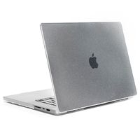 Selencia Glitzer Cover für das MacBook Pro 14 Zoll (2021 / 2023 M3 chip / 2024 M4 chip) - A2442 / A2779 / A2918 / A3112 / A3185 / A3401 - Transparent