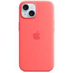 Apple Silikon-Case MagSafe für das Apple iPhone 15 - Guava