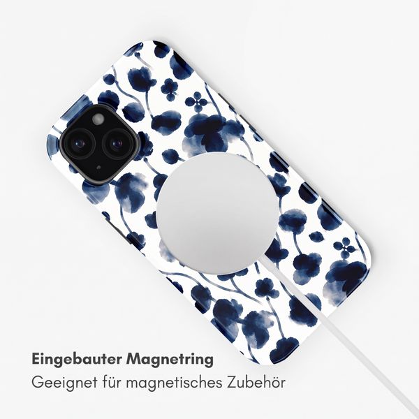 Selencia Vivid Rückabdeckung mit MagSafe Apple iPhone 15 - Midnight Blossom
