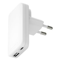 dbramante1928 Re-charge Pro Slim-Ladegerät USB-C 20 W und USB-A 18 W - Weiß