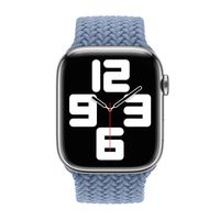 Apple Geflochtenes Solo Loop für  Apple Watch Series 1 - 9 / SE (38/40/41 mm) | Series 10 / 11 (42 mm) - Größe 5 - Slate Blue