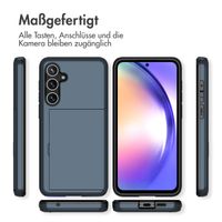 imoshion Backcover mit Kartenfach für das Samsung Galaxy A55 - Dunkelblau