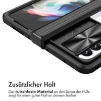 imoshion Back Cover mit Kameraschieber für das Samsung Galaxy Z Fold 4 - Schwarz