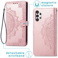 imoshion Mandala Klapphülle Samsung Galaxy A13 (4G) - Rosé gold