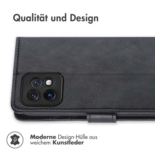 imoshion Luxuriöse Klapphülle Motorola Edge 40 Pro - Schwarz