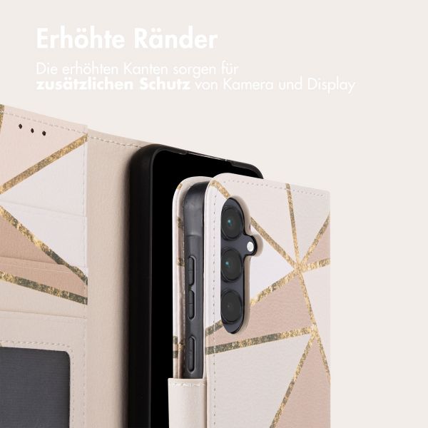 imoshion Design Klapphülle Samsung Galaxy A55 - Beige Graphic